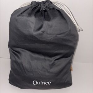 Quince Organic Bamboo Duvet Cover King/California King Olive NWOT